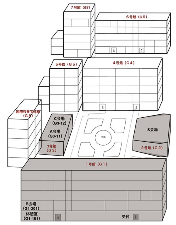 各講演会場フロアマップ